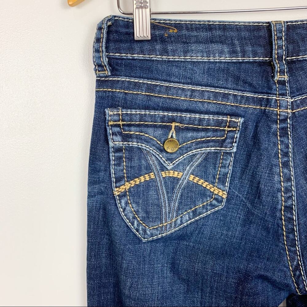 Kut from the Kloth Natalie Dark Wash High Rise Contrast Bootcut Jeans Size 6 - Picture 9 of 14